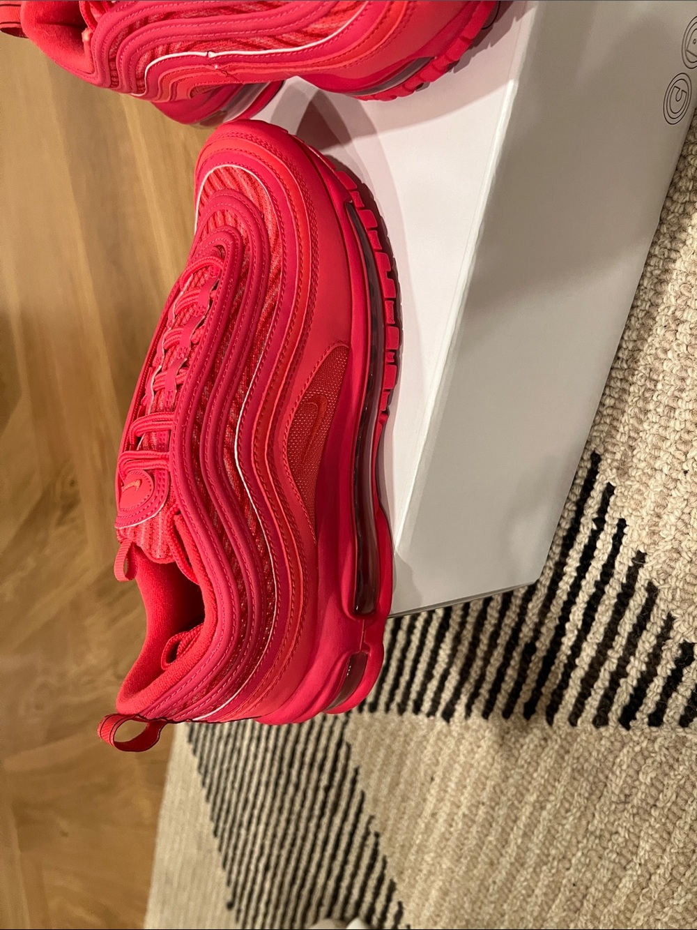 Nike Women’s Air Max 97 — Hot Pink Trainers - Picture 8 of 11